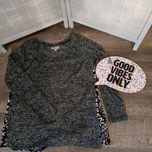 Allison Brittney Graphic Sweater - Large